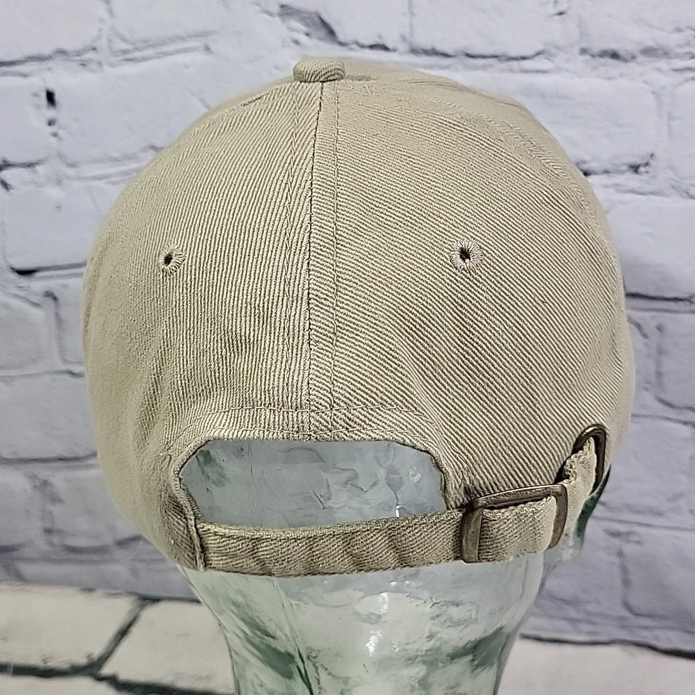 Surfware Maui‎ Hawaii Hat Beige OSFA Strapback Turtle Logo Travel Souvenir Cap